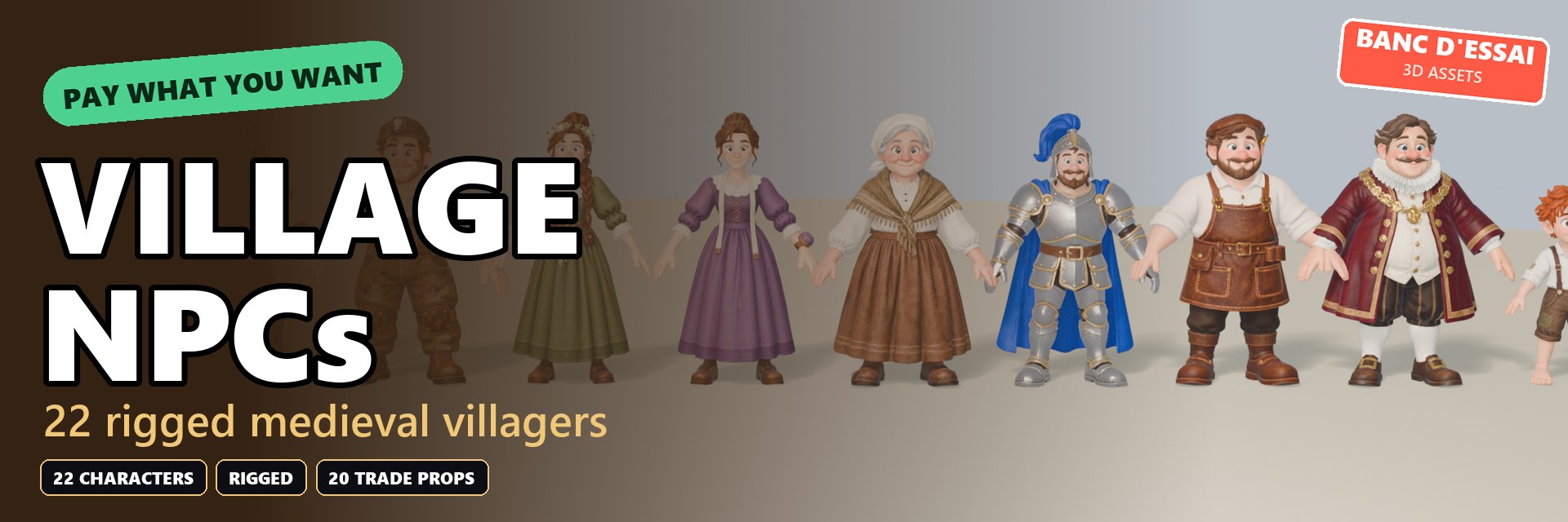 Medieval Village NPCs