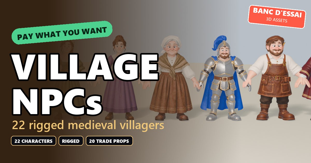 Medieval Village NPCs